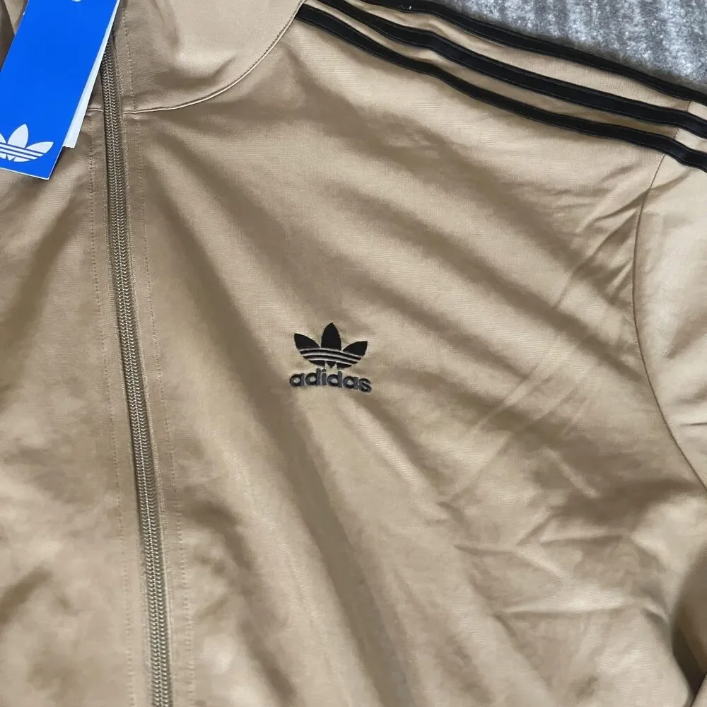 Adidas Originals Firebird Track Suit Mens Medium Beige 3-Stripes JY6366 JY6369